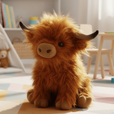 Cuddly Highland Cow Plush Toy With Shaggy Mane 25 Cm For Children And Adults - Image 1