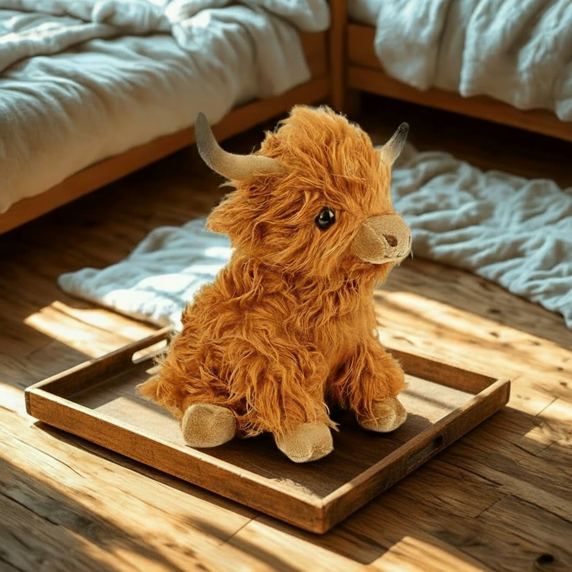 Cuddly Highland Cow Plush Toy With Shaggy Mane 25 Cm For Children And Adults - Image 2