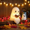 Cute Ghost Reading Book Halloween Table Decorations - Image 9