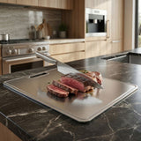 Cutting Board Silver Brushed Metal - Image 6