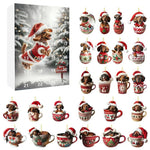 Dachshund Christmas Dog Advent Calendar With 24 Daily Toy Surprises - Image 1