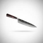 Damascus Chef Knife With 67-Layer Steel Blade And Resin-Wood Handle 20cm - Image 3
