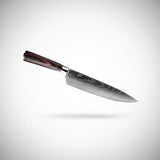 Damascus Chef Knife With 67-Layer Steel Blade And Resin-Wood Handle 20cm - Image 3