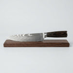 Damascus Chef Knife With 67-Layer Steel Blade And Resin-Wood Handle 20cm - Image 7