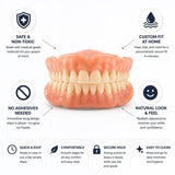 Denture Set Heat-Forming Custom Fit Without Adhesive - Image 4