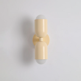 Modern Metal Cylinder LED Wall Sconce 2-Light Lasson Living