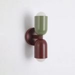 Modern Metal Cylinder LED Wall Sconce 2-Light Lasson Living