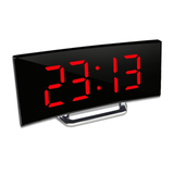 Digital Alarm Clock With Curved Mirror Display And Auto Dimming - Image 8