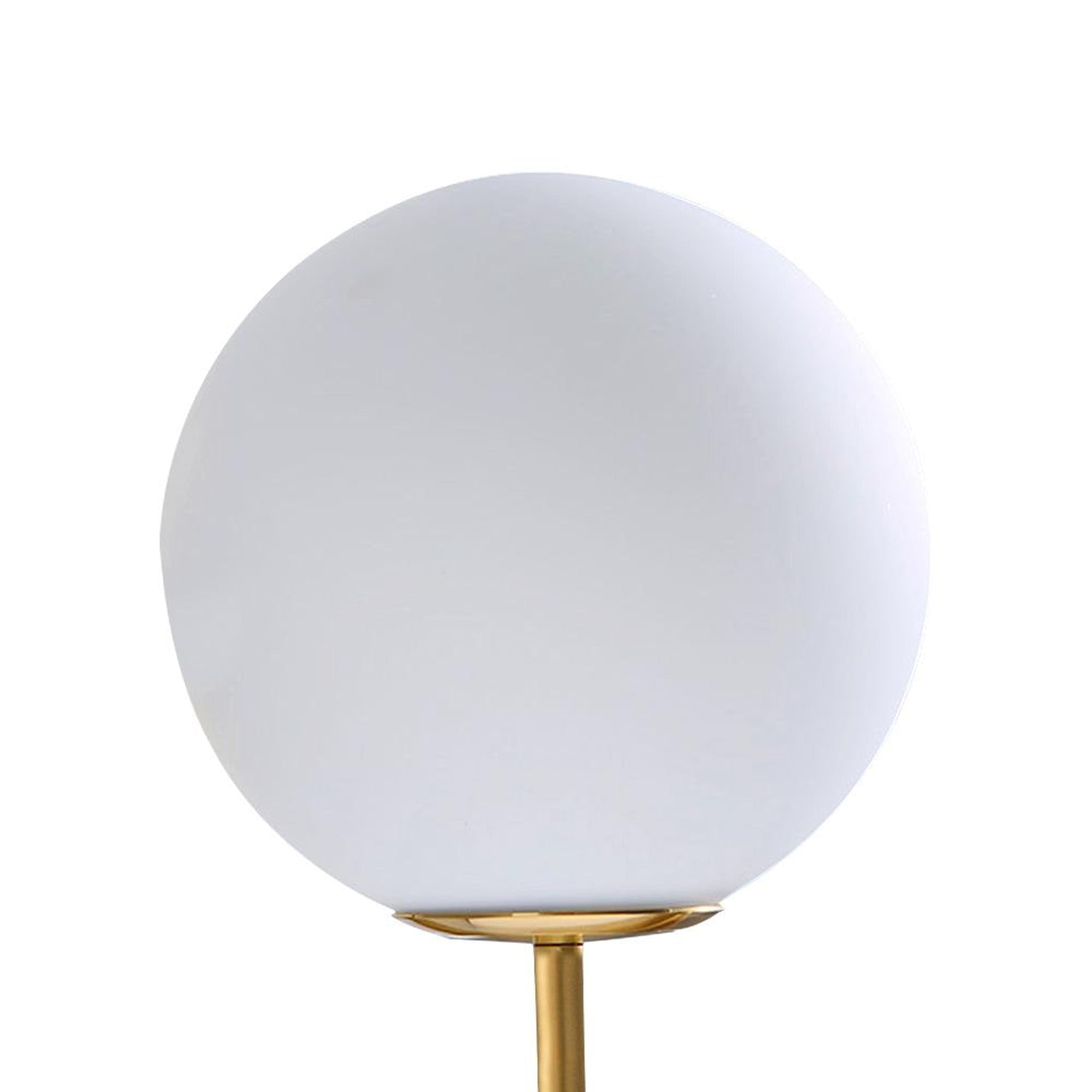 Dimmable Glass Globe Sconces With Brass Arm - Image 9
