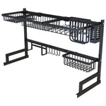Dish Drying Rack Over Kitchen Sink Stainless Steel With Huge Room Saving Storage - Image 4