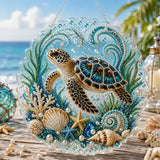 Diy Layered Bead Pearl Art Kit With Round Hanging Plate - Image 17