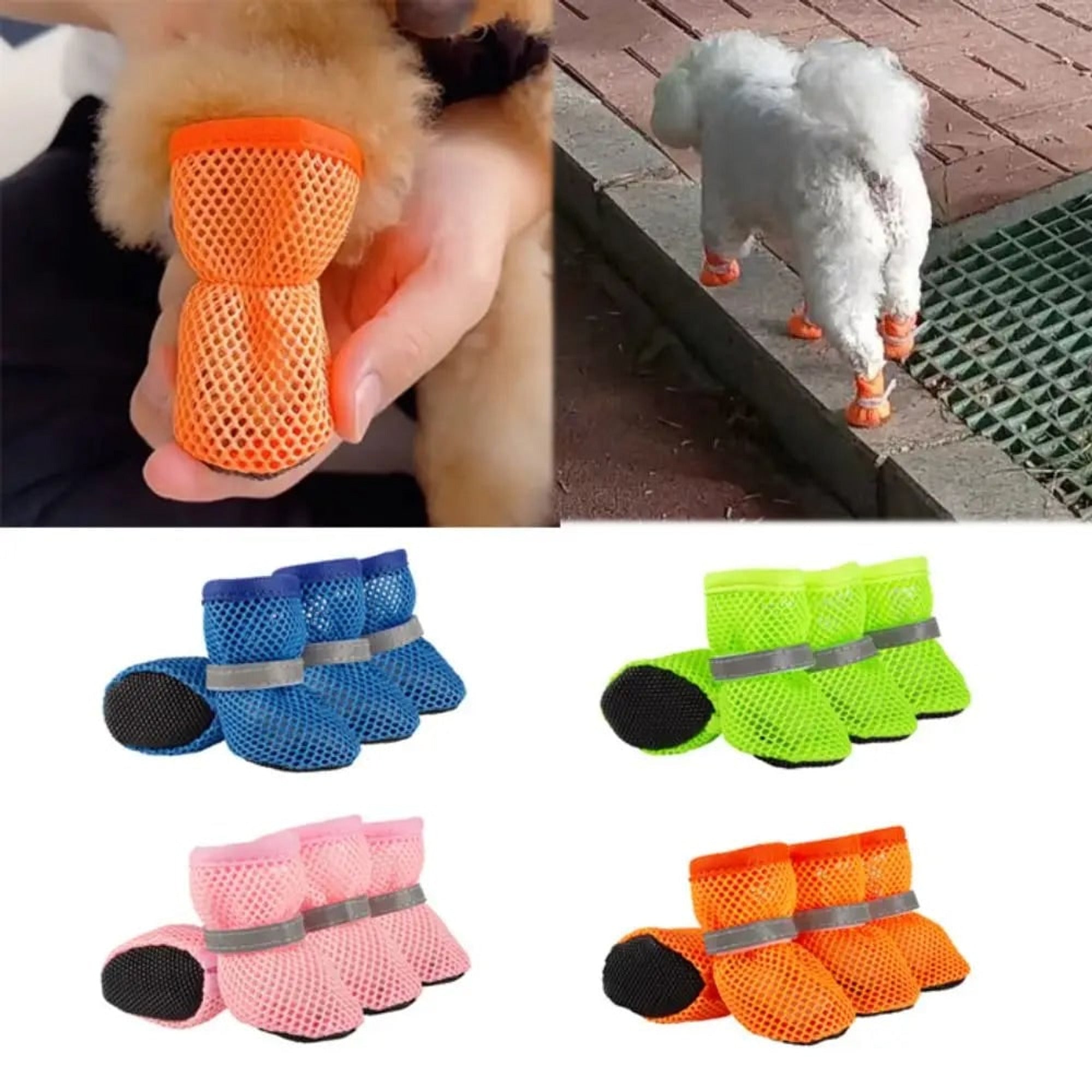 Dog Shoes With Non-Slip Sole And Adjustable Straps For Paw Protection - Image 8