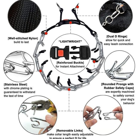 Dog Training Collar With Adjustable No-Pull Design For Gentle Effective Control - Image 9