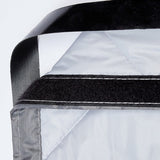 Door Draft Blocker Quilted Insulated Fabric Panel With Magnetic Strip Trim - Image 3