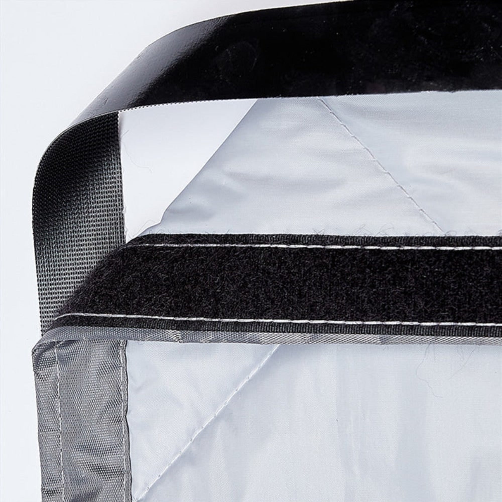 Door Draft Blocker Quilted Insulated Fabric Panel With Magnetic Strip Trim - Image 3