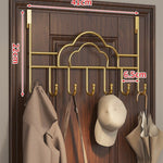 Door Mounted Coat Rack with Streamlined Hook and Cloud Shape - Image 2