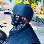 Dot Approved Motorcycle Helmet With Classic Cap Style And Adjustable Strap - Image 2