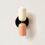 Modern Metal Cylinder LED Wall Sconce 2-Light Lasson Living