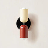 Modern Metal Cylinder LED Wall Sconce 2-Light Lasson Living