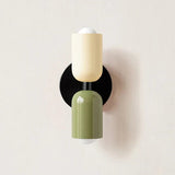 Modern Metal Cylinder LED Wall Sconce 2-Light Lasson Living