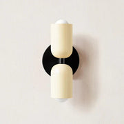 Modern Metal Cylinder LED Wall Sconce 2-Light Lasson Living