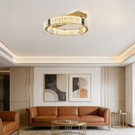 Double Ring Crystal LED Chandelier - Image 2