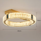 Double Ring Crystal LED Chandelier - Image 4