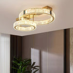 Double Ring Crystal LED Chandelier - Image 5