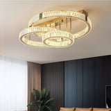 Double Ring Crystal LED Chandelier - Image 8