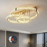 Double Ring Crystal LED Chandelier - Image 9