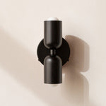 Modern Minimalist Cylinder Wall Sconce LED 2-Light Lasson Living
