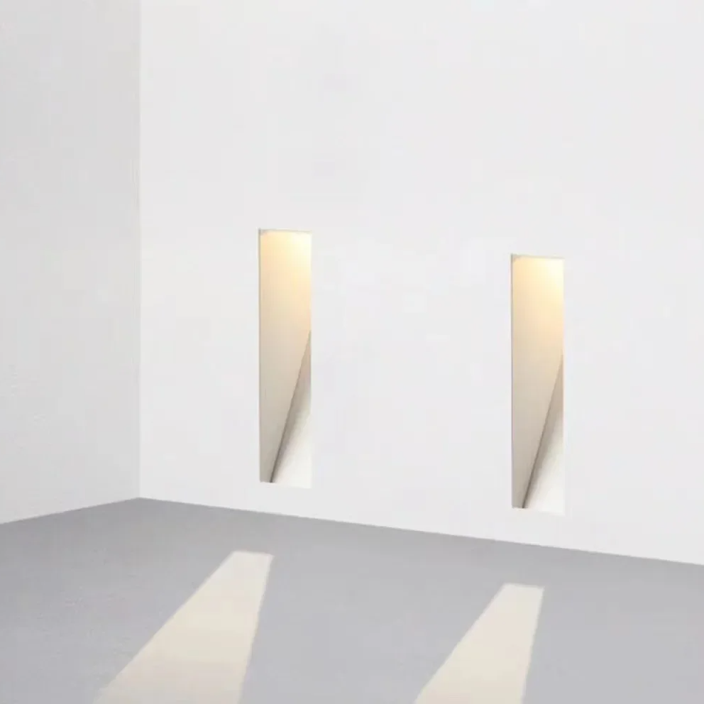 Nordic Frameless Stainless-Steel Stair LED Wall 1-Light Lasson Living