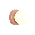 Nordic Glass Globe Wall Sconce LED 1-Light Lasson Living