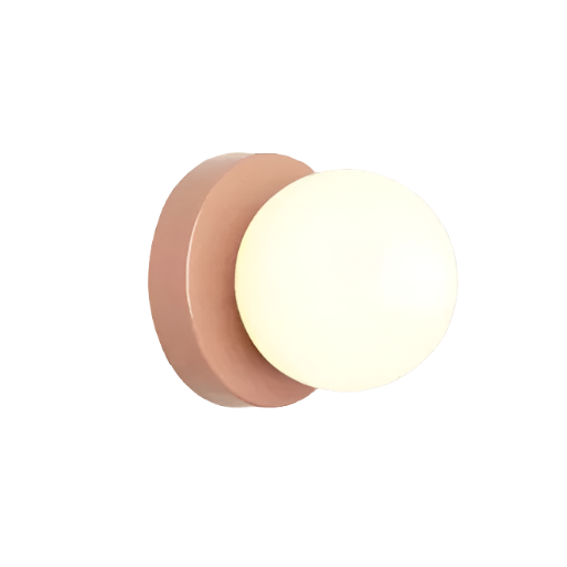 Nordic Glass Globe Wall Sconce LED 1-Light Lasson Living