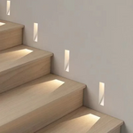 Nordic Frameless Stainless-Steel Stair LED Wall 1-Light Lasson Living