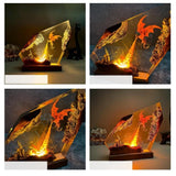 Dragon Resin Lamp Fire-Breathing Castle Desk Light Fantasy Craft Decor - Image 9