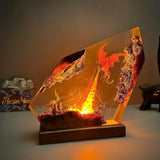 Dragon Resin Lamp Fire-Breathing Castle Desk Light Fantasy Craft Decor - Image 7