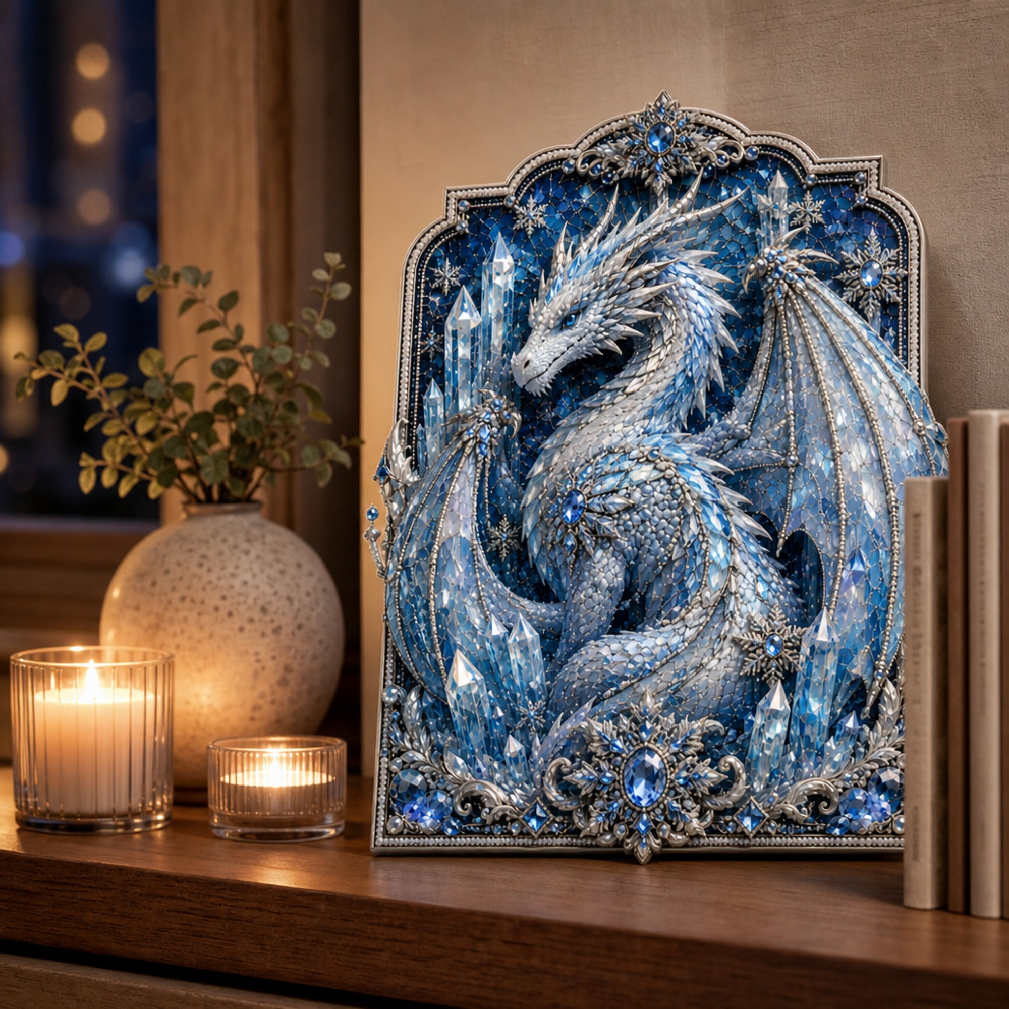 Dragonelle Diamond 3D Crystal Dragon Art Kit - Image 1
