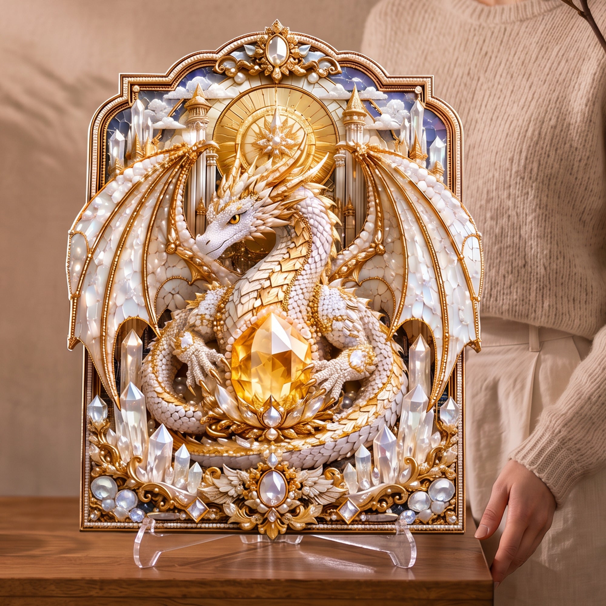 Dragonelle Diamond 3D Crystal Dragon Art Kit - Image 8