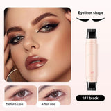 Dual Head Eyeliner For Effortless Cat-Eye Stamping With Fine Tip Pen - Image 7
