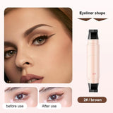 Dual Head Eyeliner For Effortless Cat-Eye Stamping With Fine Tip Pen - Image 8