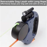 Dual Retractable Dog Leash With Built-In Flashlight And Waste Bag Holder - Image 7