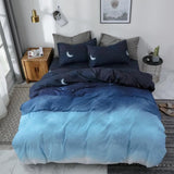 Duvet Cover Set Reversible Starry Gradient Microfiber - Image 2