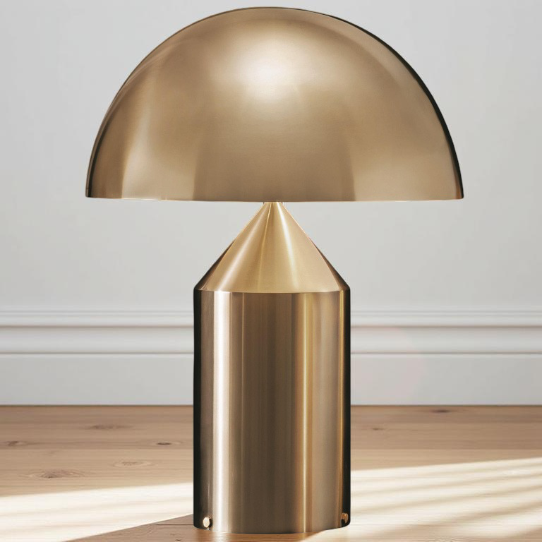 Nordic Brass Dome LED Table Lamp 3-Light Lasson Living
