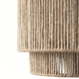 Vintage Bohemian Hand-Woven Rope Wall Sconce LED 1-Light Lasson Living