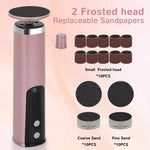 Electric Callus Remover For Smooth Feet Six-Speed Rechargeable Foot Grinder With 32 Sandpaper Heads - Image 3