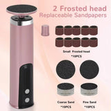 Electric Callus Remover For Smooth Feet Six-Speed Rechargeable Foot Grinder With 32 Sandpaper Heads - Image 3