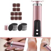 Electric Callus Remover For Smooth Feet Six-Speed Rechargeable Foot Grinder With 32 Sandpaper Heads - Image 1