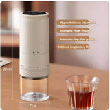 Electric Coffee Grinder With 38 Adjustable Grind Settings And Large Bean Capacity For Precise Brewing - Image 4