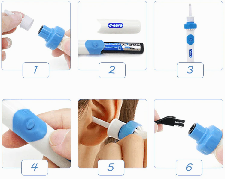 Electric Ear Wax Remover With Soft Bpa-Free Silicone Head - Image 6